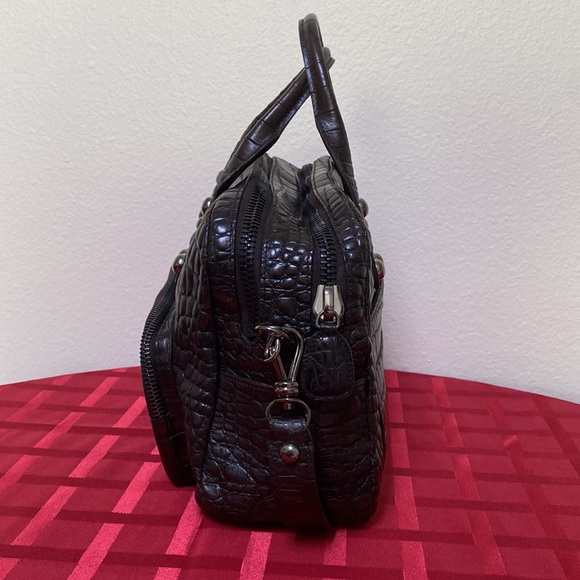 Sac à Main Nine West - Sac Satchel Blanc Avec Imprimé Reptile - Neuf Avec étiquettes (NWT)